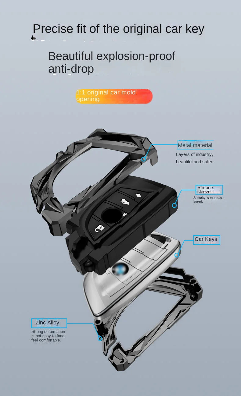 Protective Motorcycle Key Fob Case and Holder