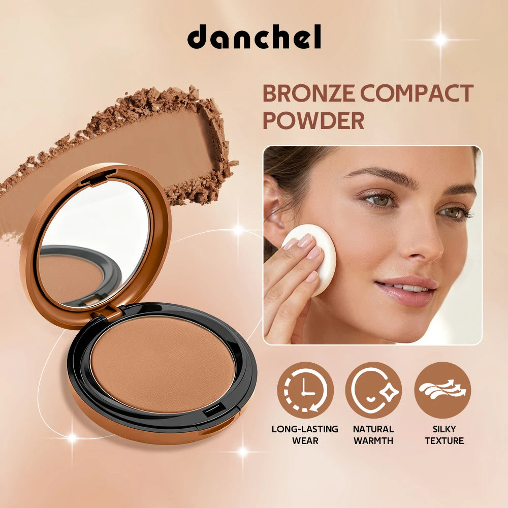Matte Bronze Pressed Setting Powder for Facial Contouring - 3
