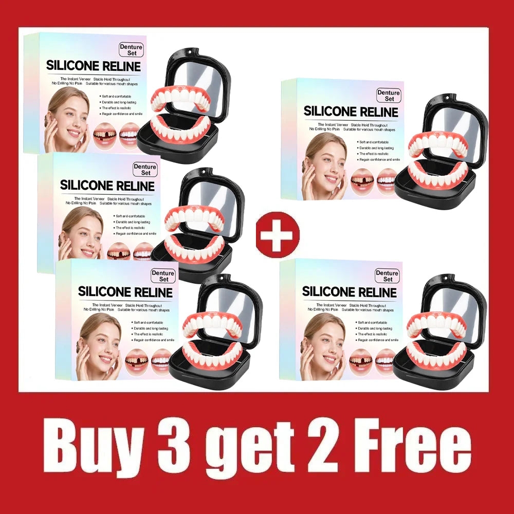 Comfort Fit Silicone Dentures for Instant Smile Restoration