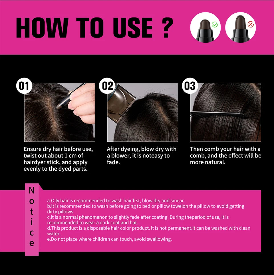 Instant Root Cover-Up Hair Color Stick