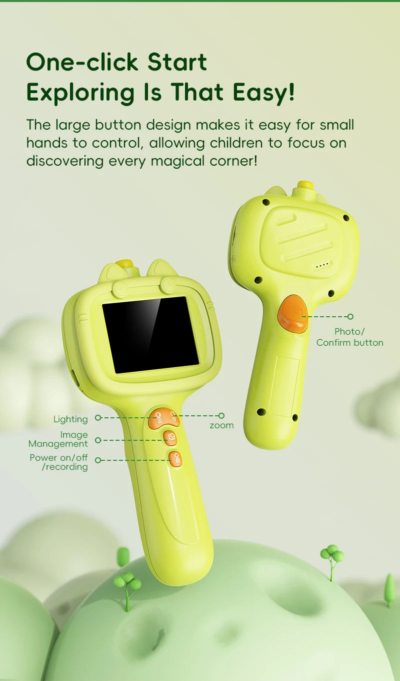 Educational HD Borescope Camera for Kids Nature Exploration - 10