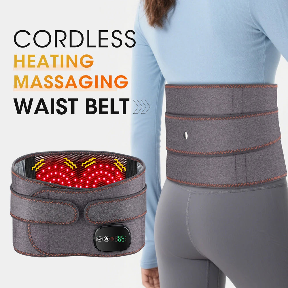 Cordless Heated Vibration Back Massage Belt - 1