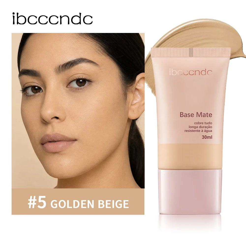 Long-Lasting Matte Liquid Foundation for Flawless Natural Coverage - 24