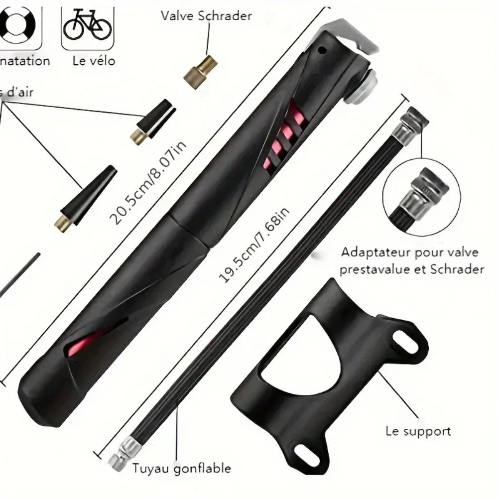 Portable Emergency Bike Tire Repair Kit with Pump