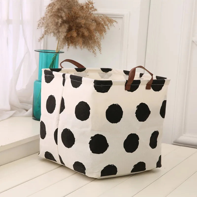 Collapsible Fabric Storage Basket for Home Organization - 12