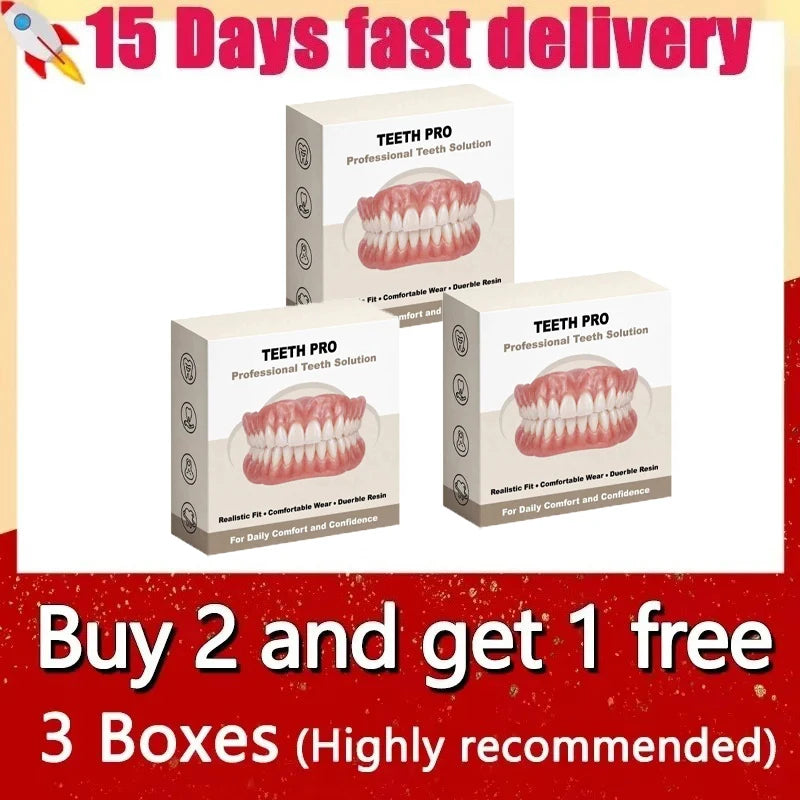Comfortable Realistic Silicone Dentures for a Bright Smile - 13