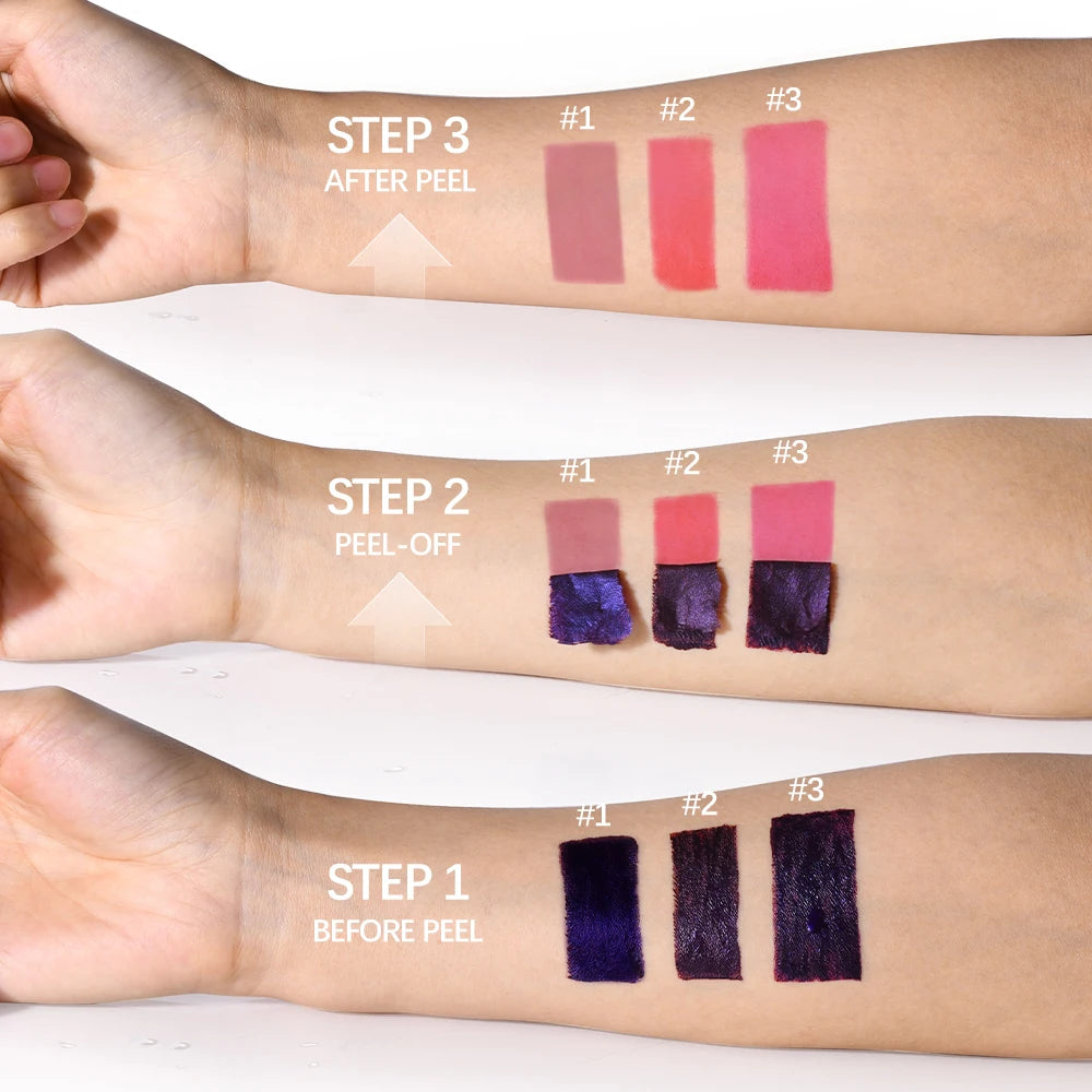 Waterproof Long-Lasting Peel-Off Lip Stain - 4