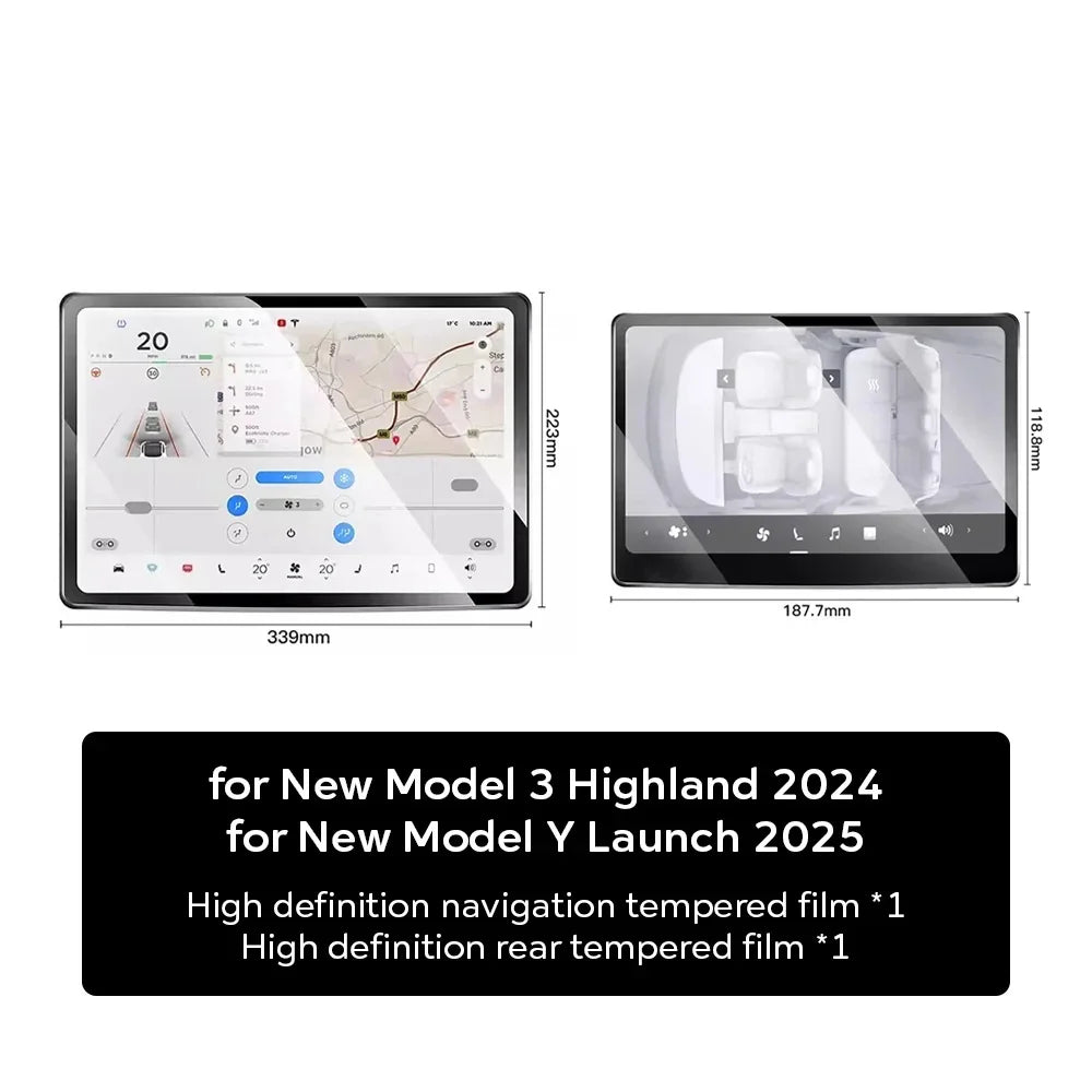 Tempered Glass Touch Screen Protector for Tesla Model 3 and Model Y
