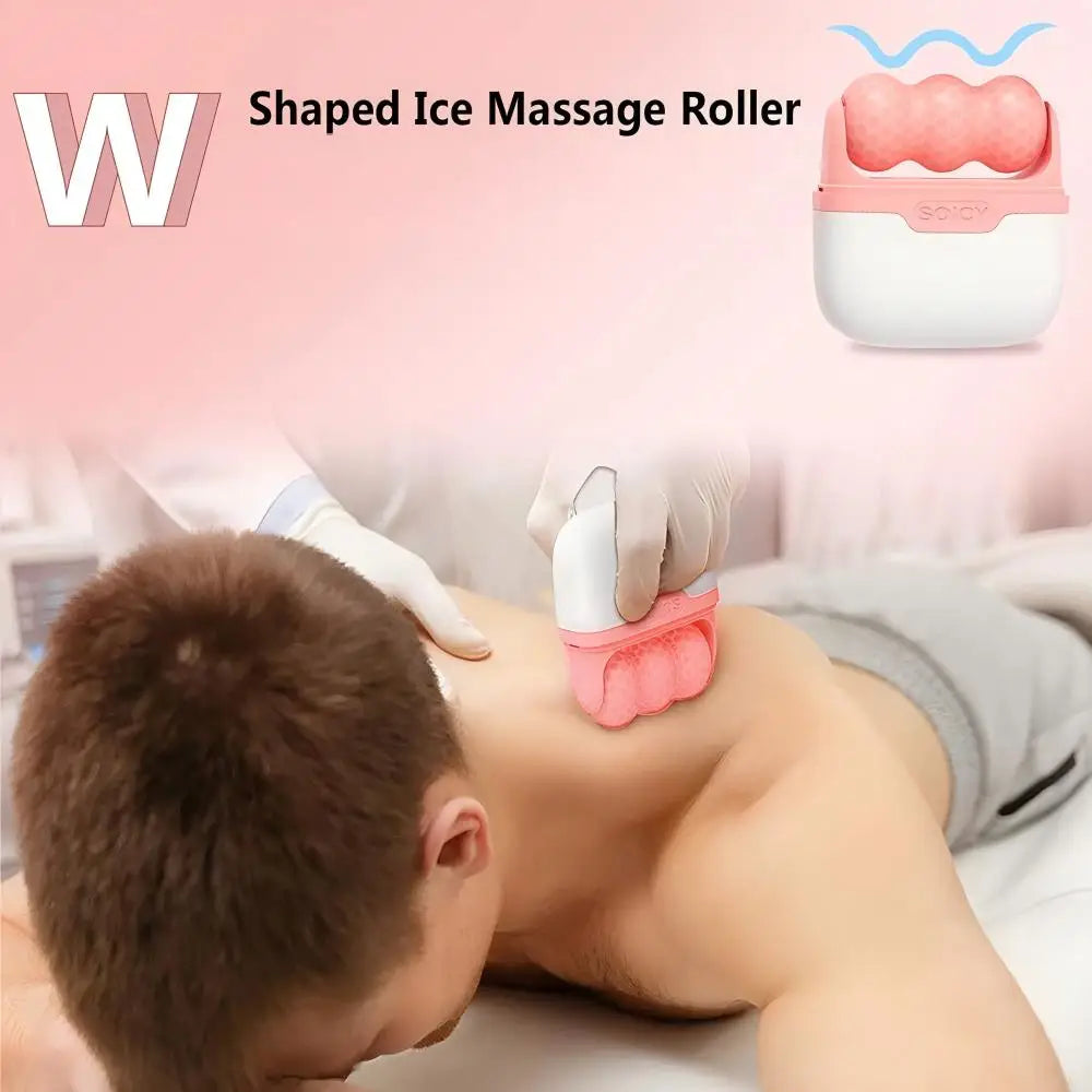 Double Ended Ice Roller for Face and Body Puffiness