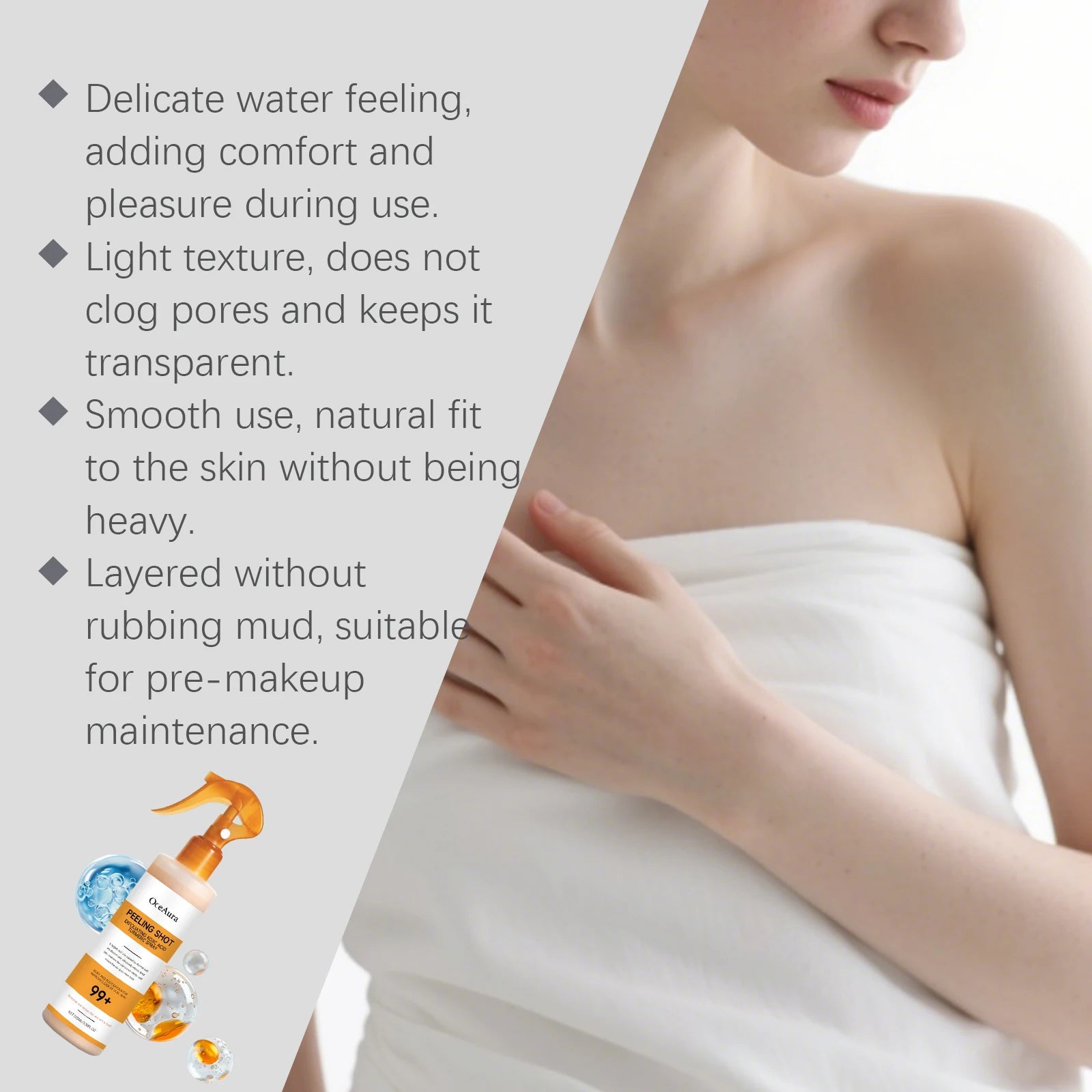 Exfoliating Skin Brightening and Moisturizing Body Spray - 5