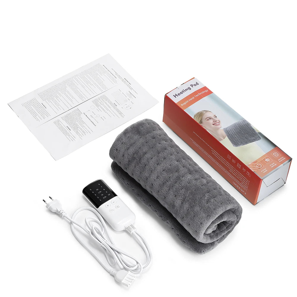 Electric Flannel Heating Pad for Pain Relief and Muscle Relaxation - 17