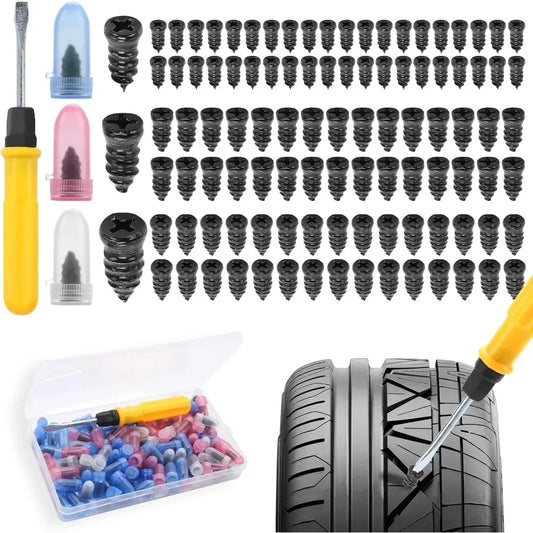 Emergency Tire Puncture Repair Tool Kit