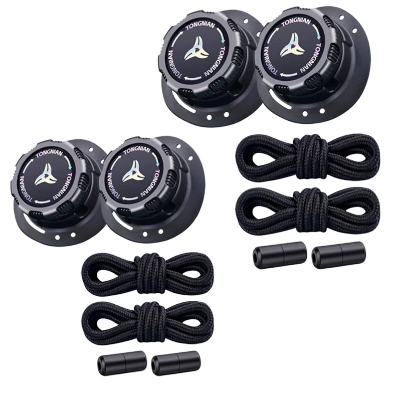 Quick-Release Swivel Dial No-Tie Shoelaces for Sneakers - 18