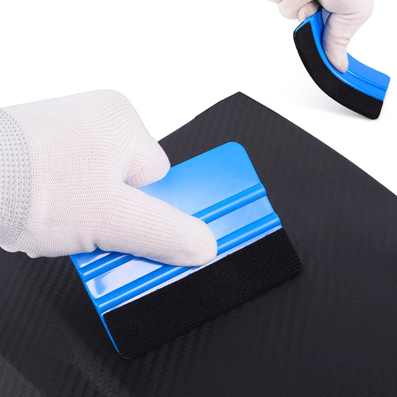 Vinyl Wrap Squeegee Tool with Felt Edge for Car Decals and Window Tint