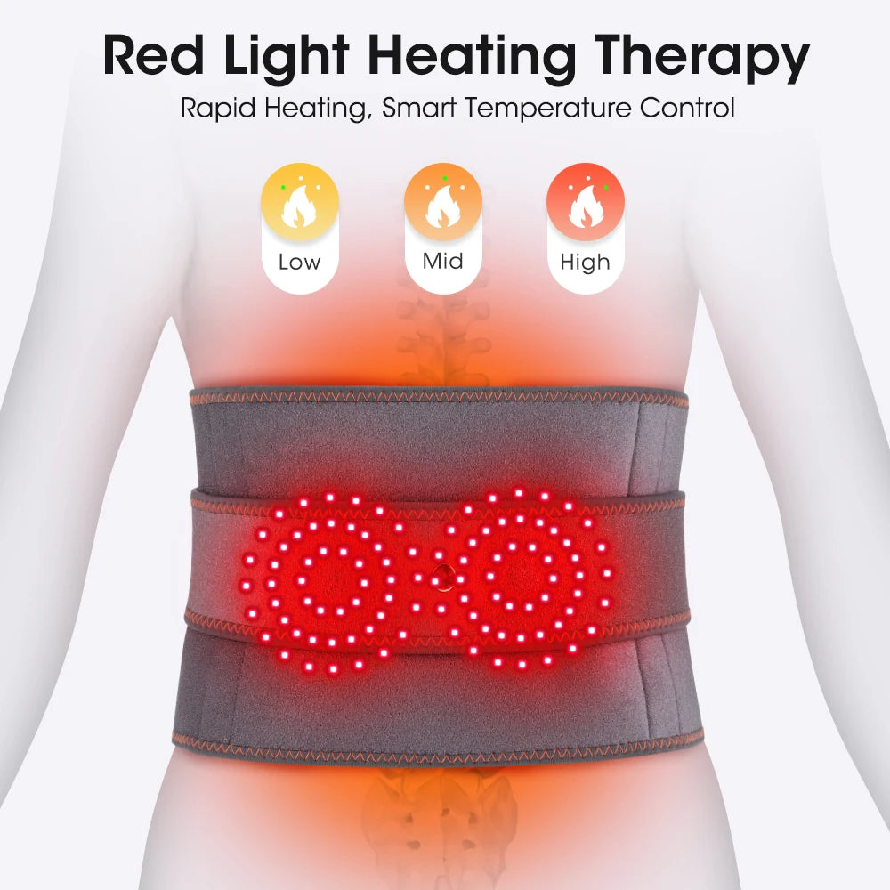Cordless Heated Vibration Back Massage Belt - 2