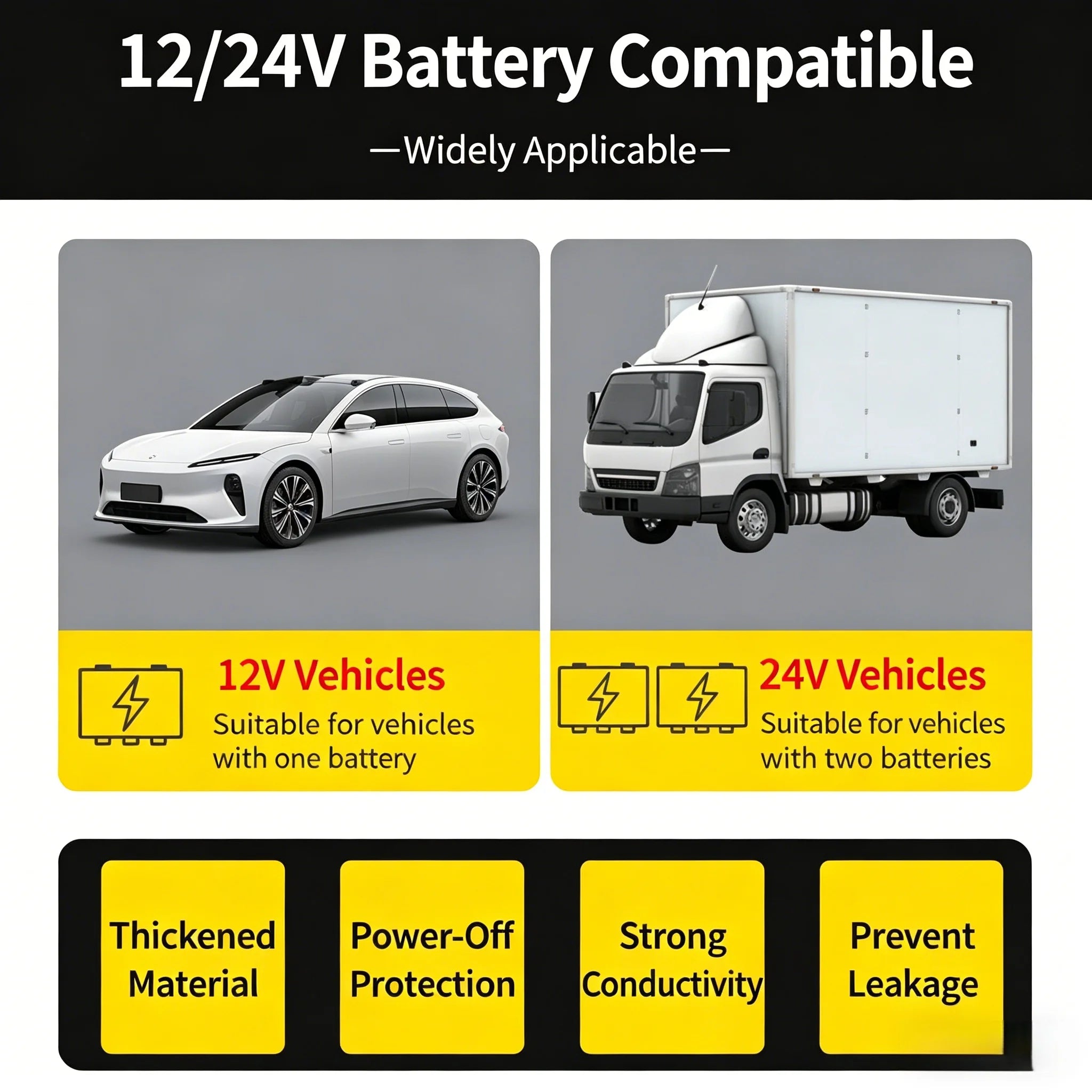 Universal Car Battery Disconnect Switch for Vehicles - 5