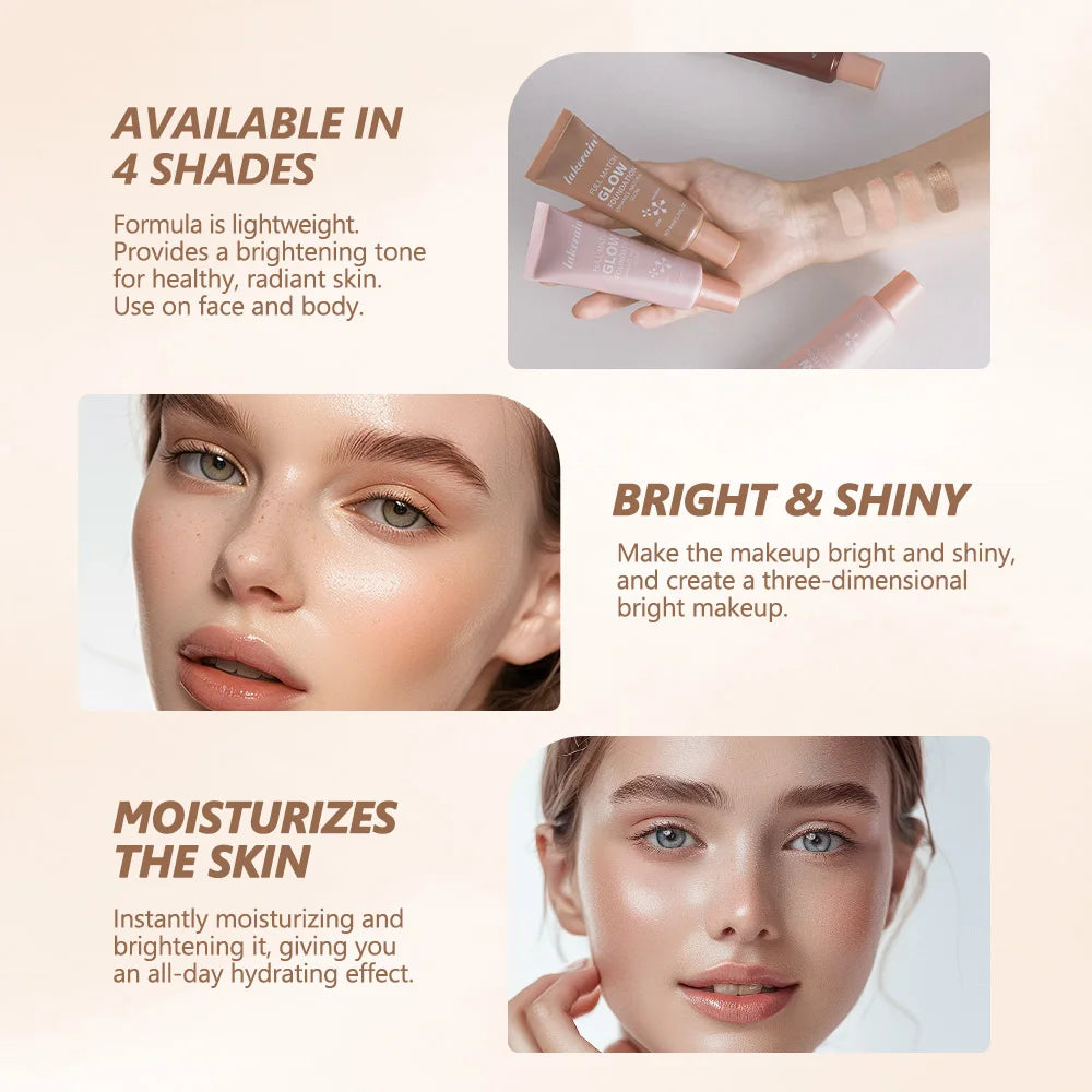 Liquid Glow Foundation and Highlighter Makeup Base - 5