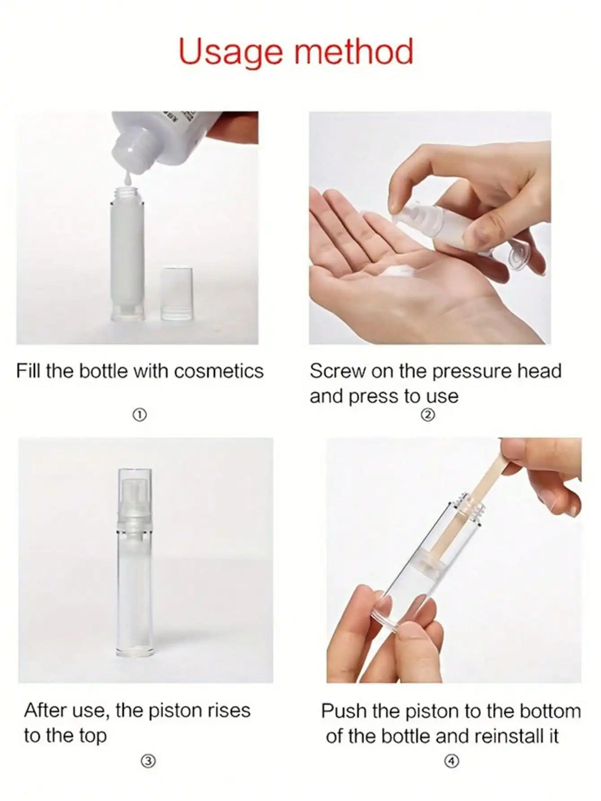 Portable Travel Toiletry Bottle Set