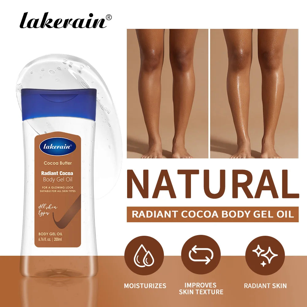 Cocoa Butter Body Gel Oil for Radiant Glowing Skin - 1