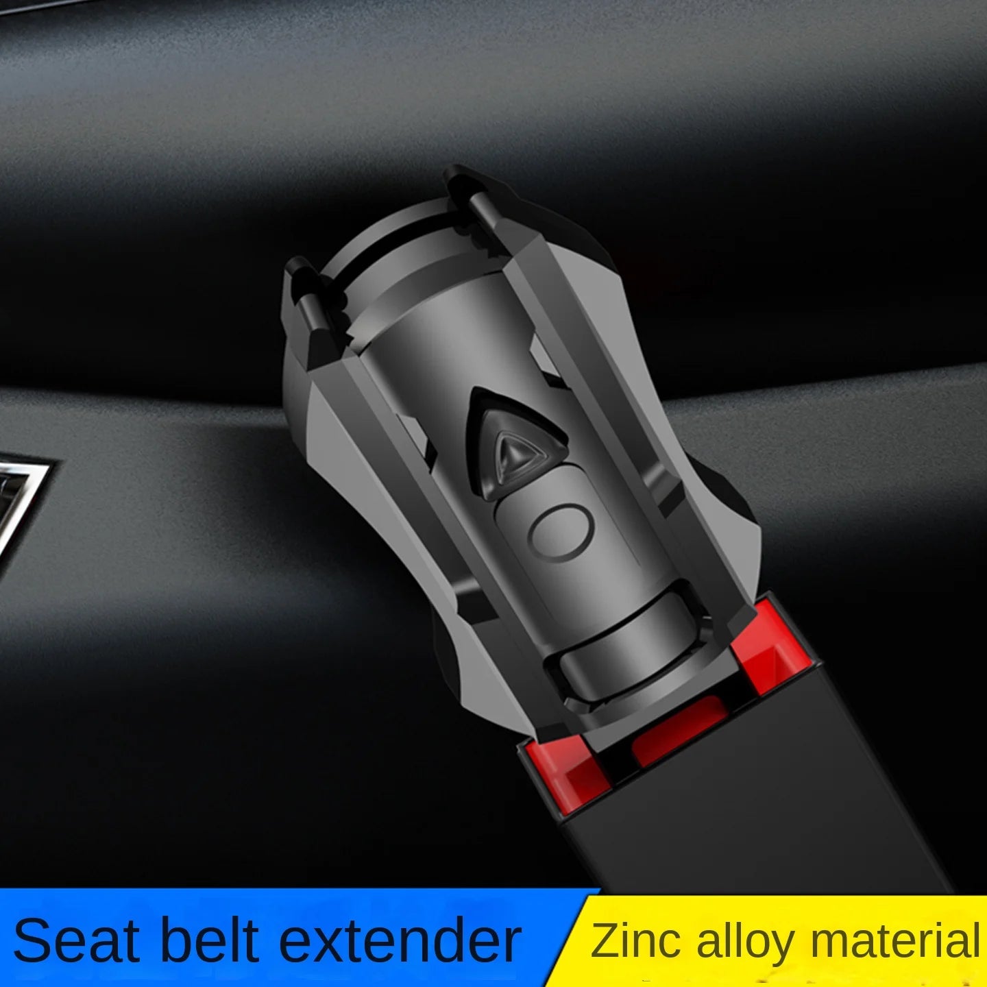 Universal Car Seat Belt Extender and Lock Buckle - 1
