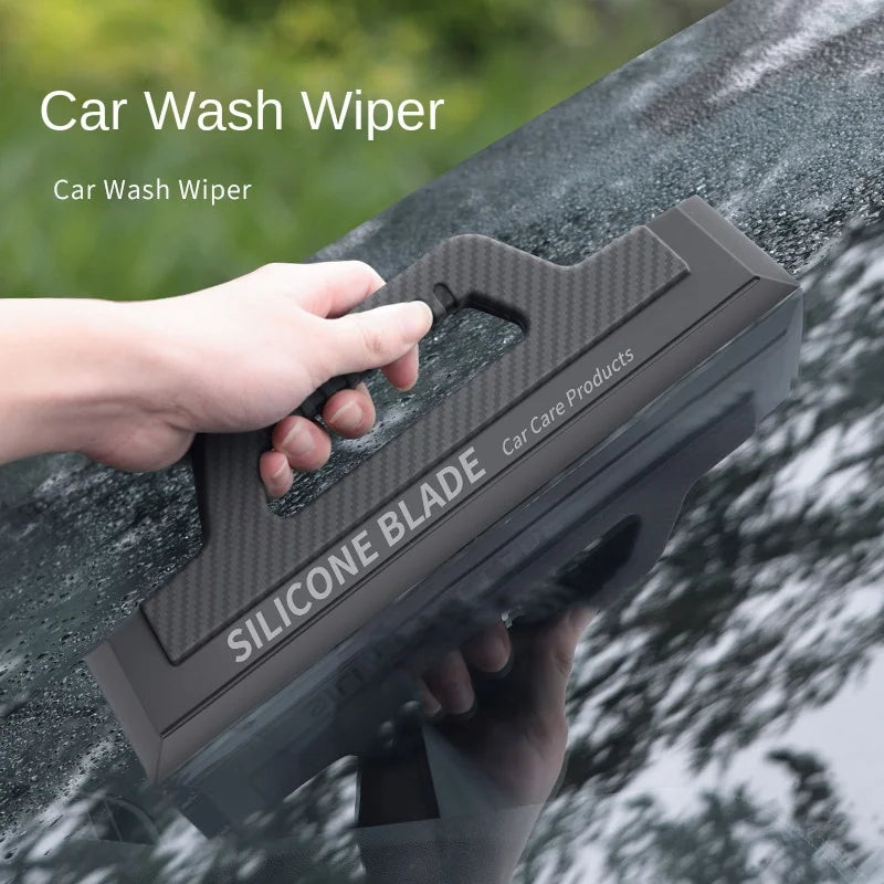 Non-Scratch Silicone Car Window Water Drying Squeegee - 3