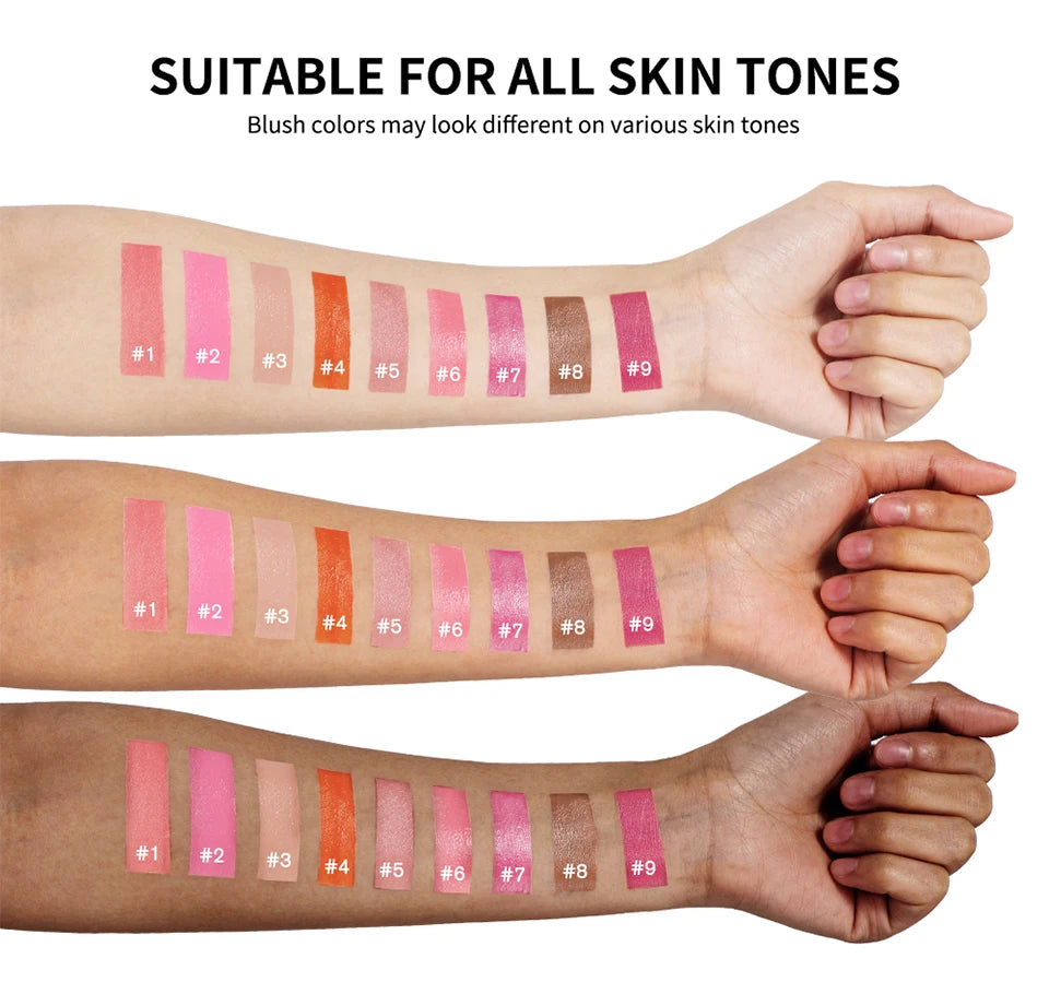 Long-Lasting Waterproof Liquid Face Blush