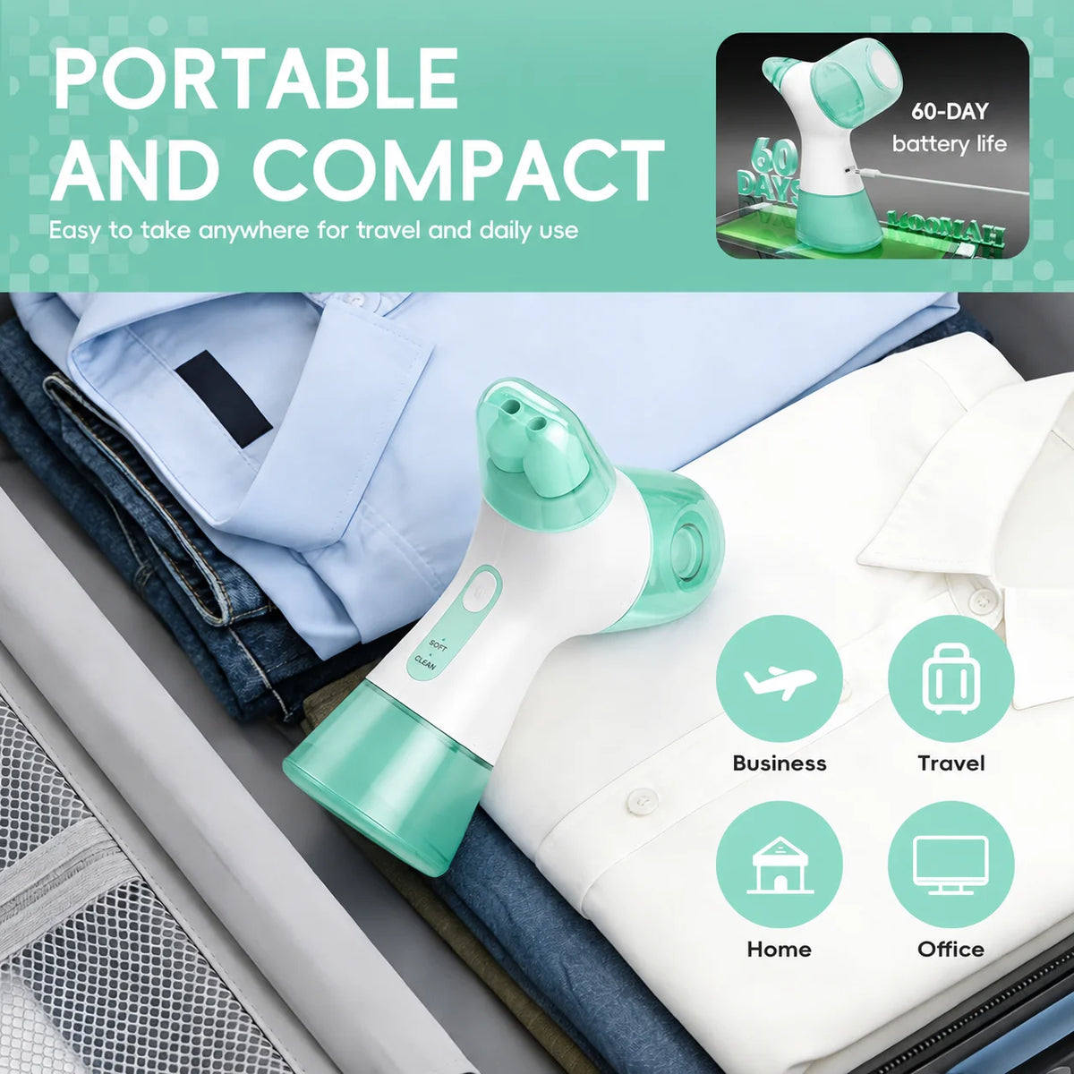 Electric Nasal Irrigator for Sinus Congestion Relief