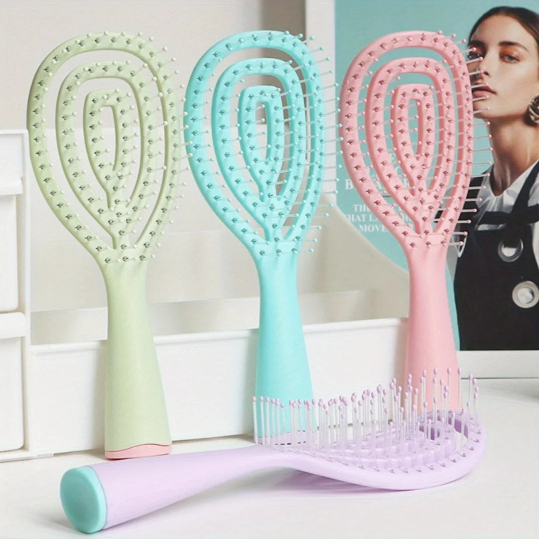 Vented Spiral Detangling Hair Brush for Wet and Dry Hair - 7