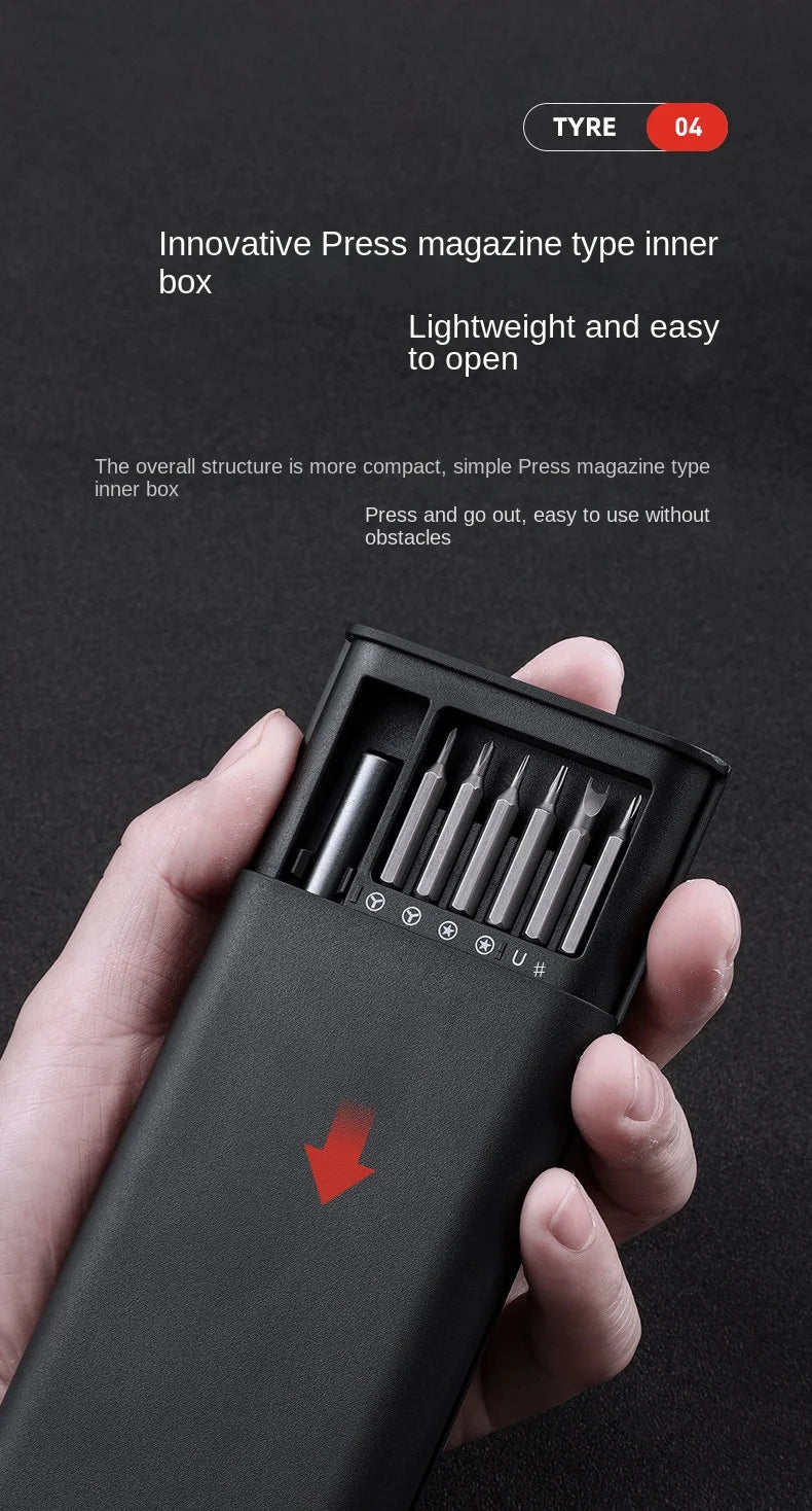 25-in-1 Precision Screwdriver Set for Electronics Repair