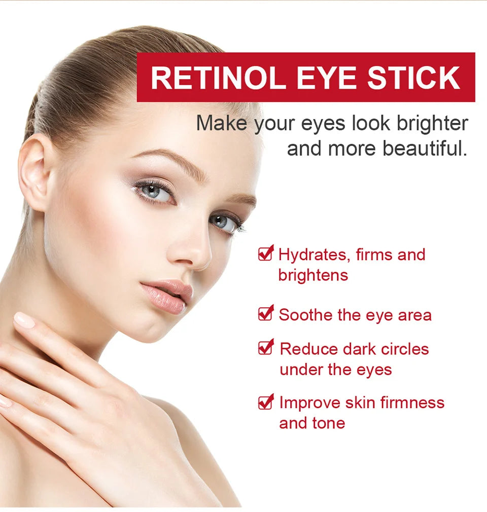 Retinol Anti-Aging Eye Stick for Dark Circles and Puffiness - 8