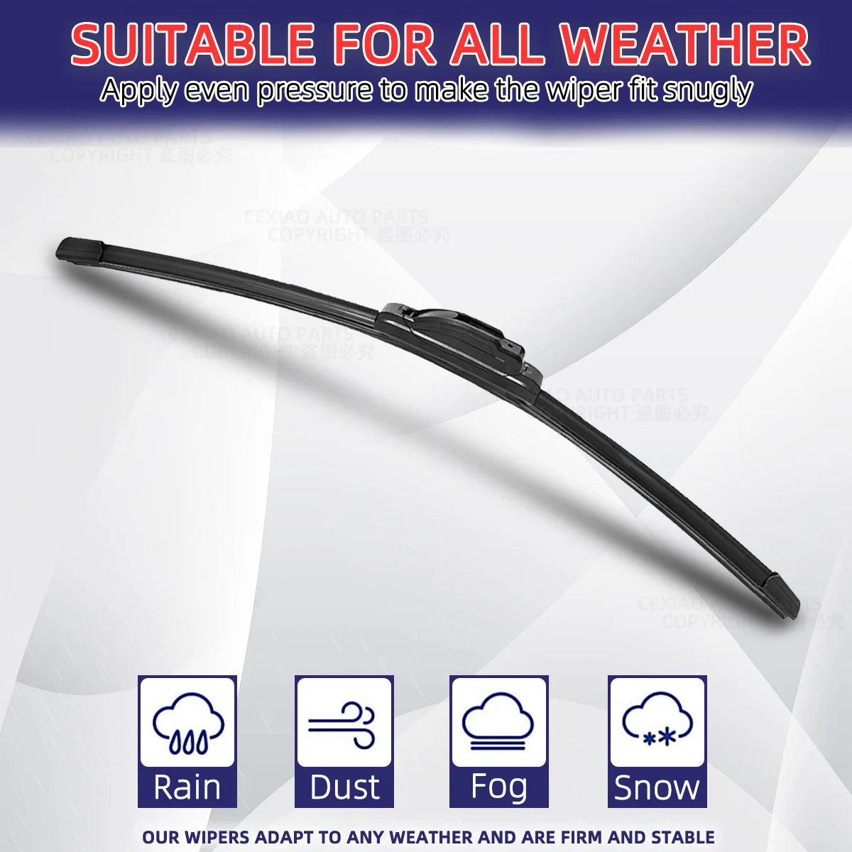 Universal All-Weather Car Windshield Wiper Blade - 5