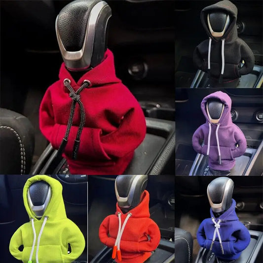 Universal Car Gear Shift Knob Hoodie Cover