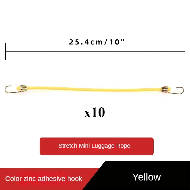 Heavy Duty Elastic Bungee Cords with Hooks for Luggage and Camping - 20