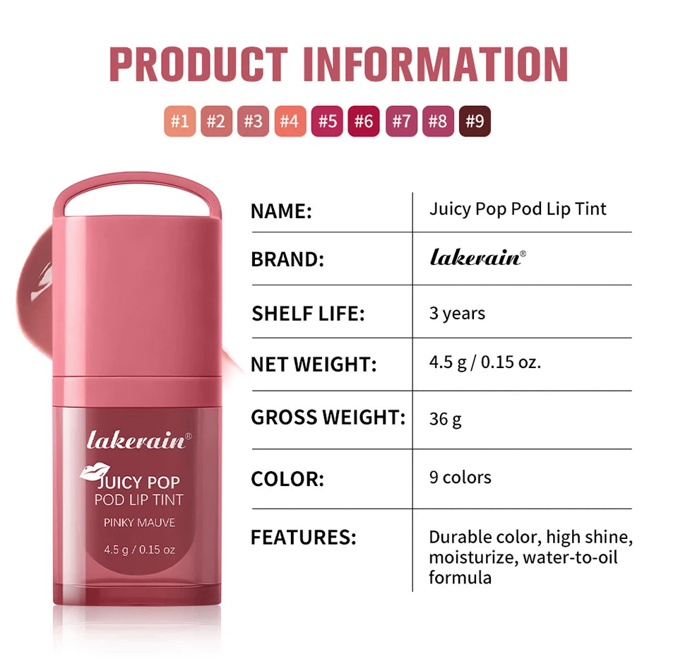 Juicy Pop Pod Moisturizing Lip Tint Gloss - 15