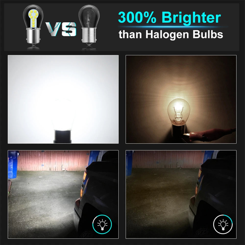Bright LED Replacement Car Signal and Brake Light Bulb