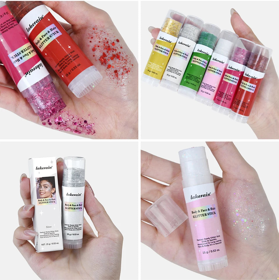 Waterproof Glitter Shimmer Stick for Face and Body - 20