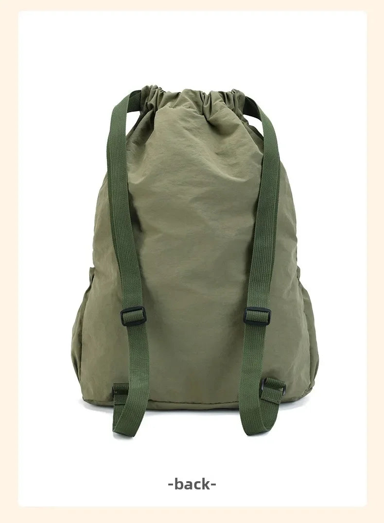 Foldable Lightweight Drawstring Travel Backpack - 14