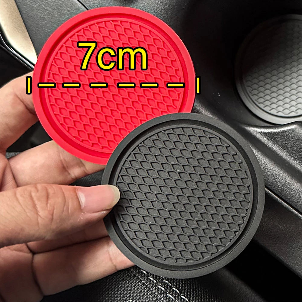 Non-Slip Car Cup Holder Coaster Inserts