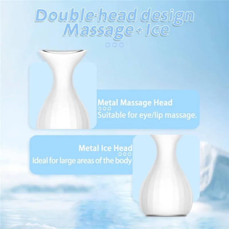 Handheld Facial Ice Roller for Skin Tightening and Depuffing