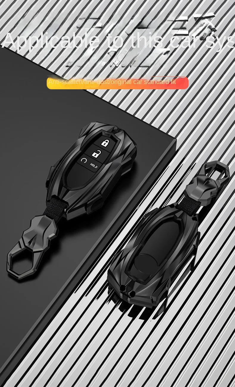 Protective Galvanized Alloy Car Key Case Cover for Honda - 7