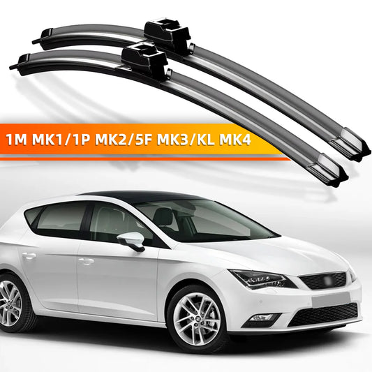 Front Windshield Wiper Blades for Seat Leon 2000-2023