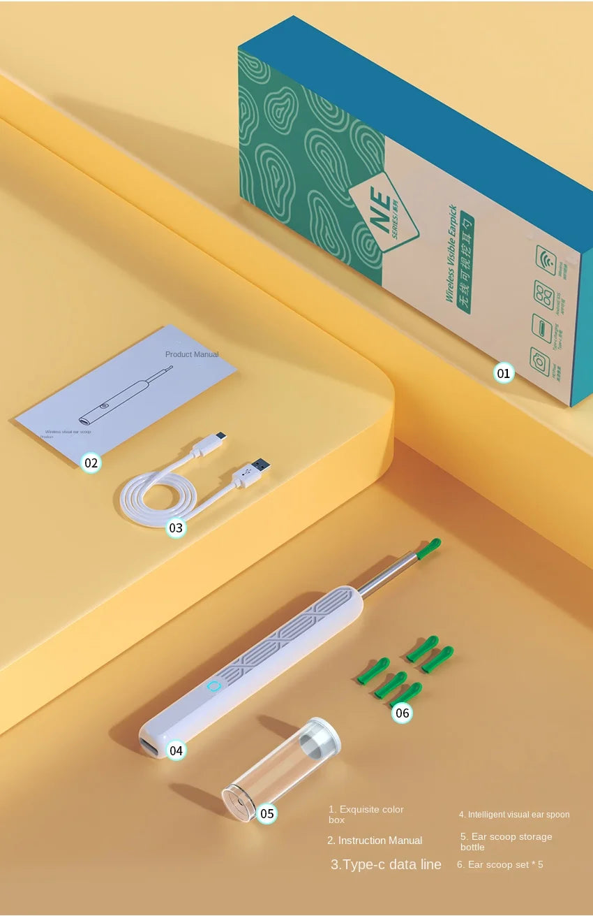 Visual Ear Wax Removal Tool with HD Camera - 23