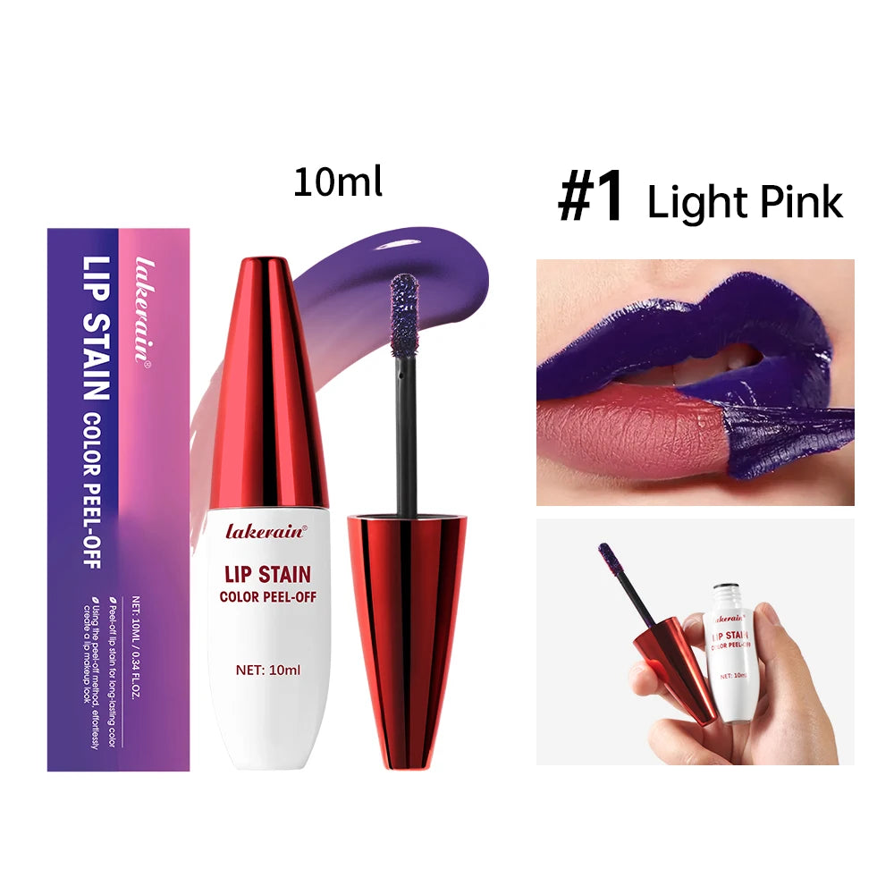 Waterproof Peel-Off Lip Stain Matte Tint