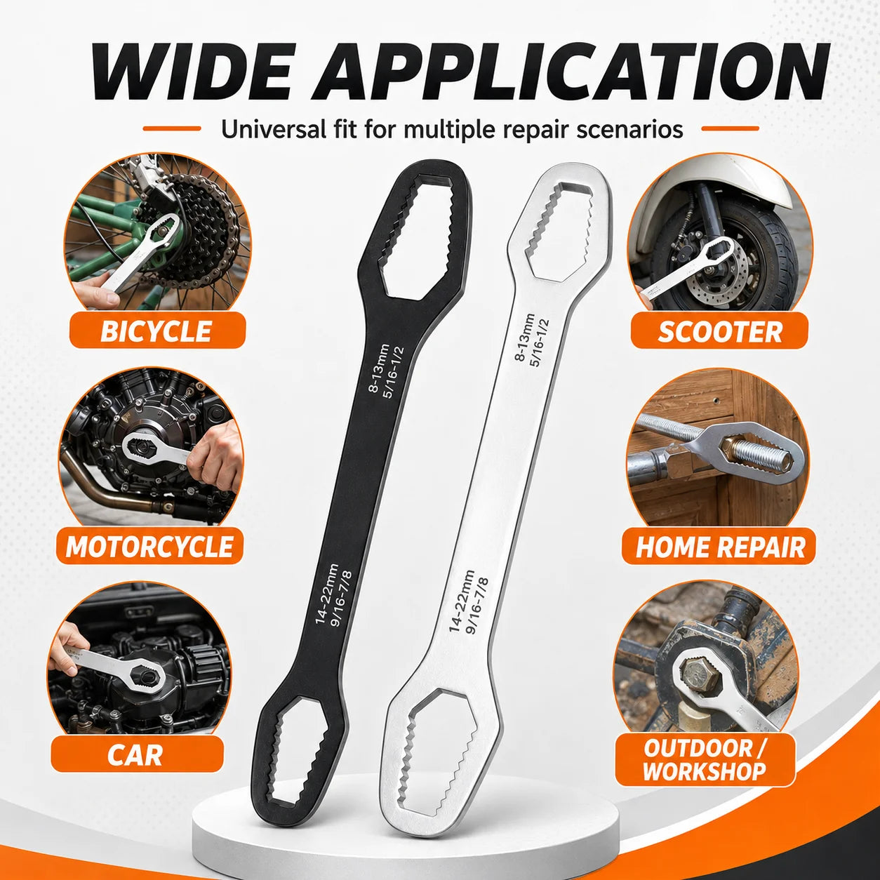 Universal Multi-Function Adjustable Repair Wrench - 5