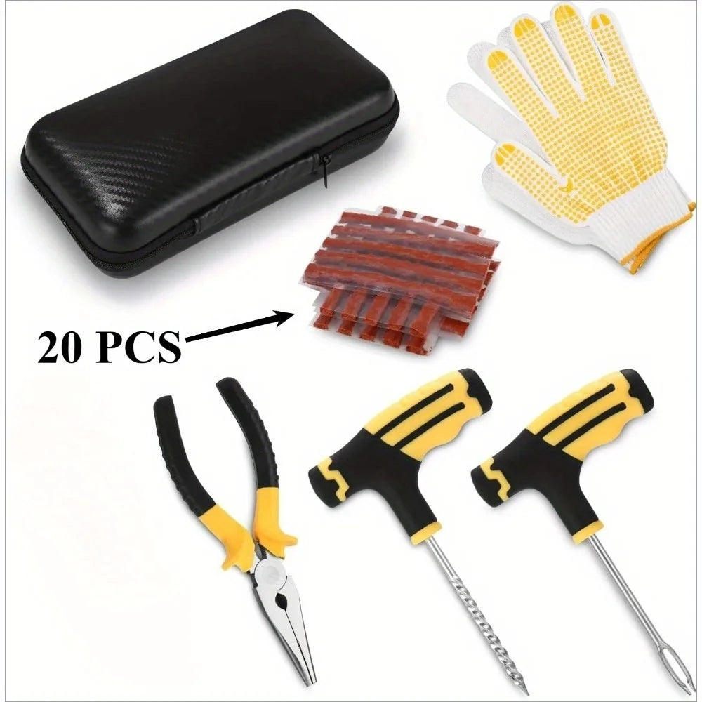 Emergency Universal Tire Repair Tool Kit