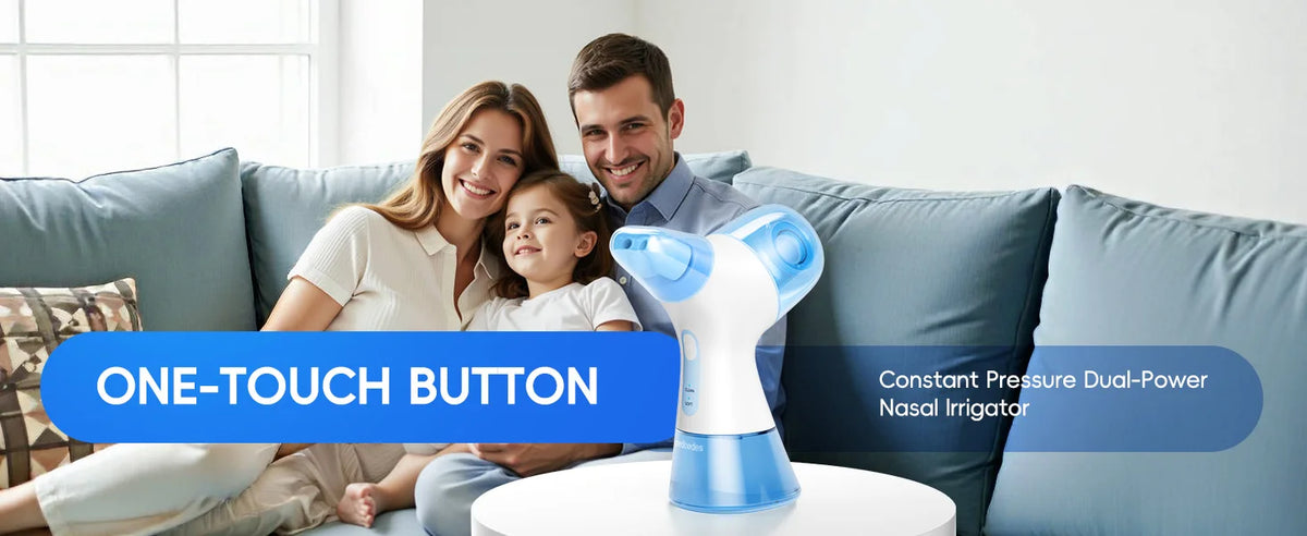 Electric Nasal Irrigation System for Sinus and Allergy Relief
