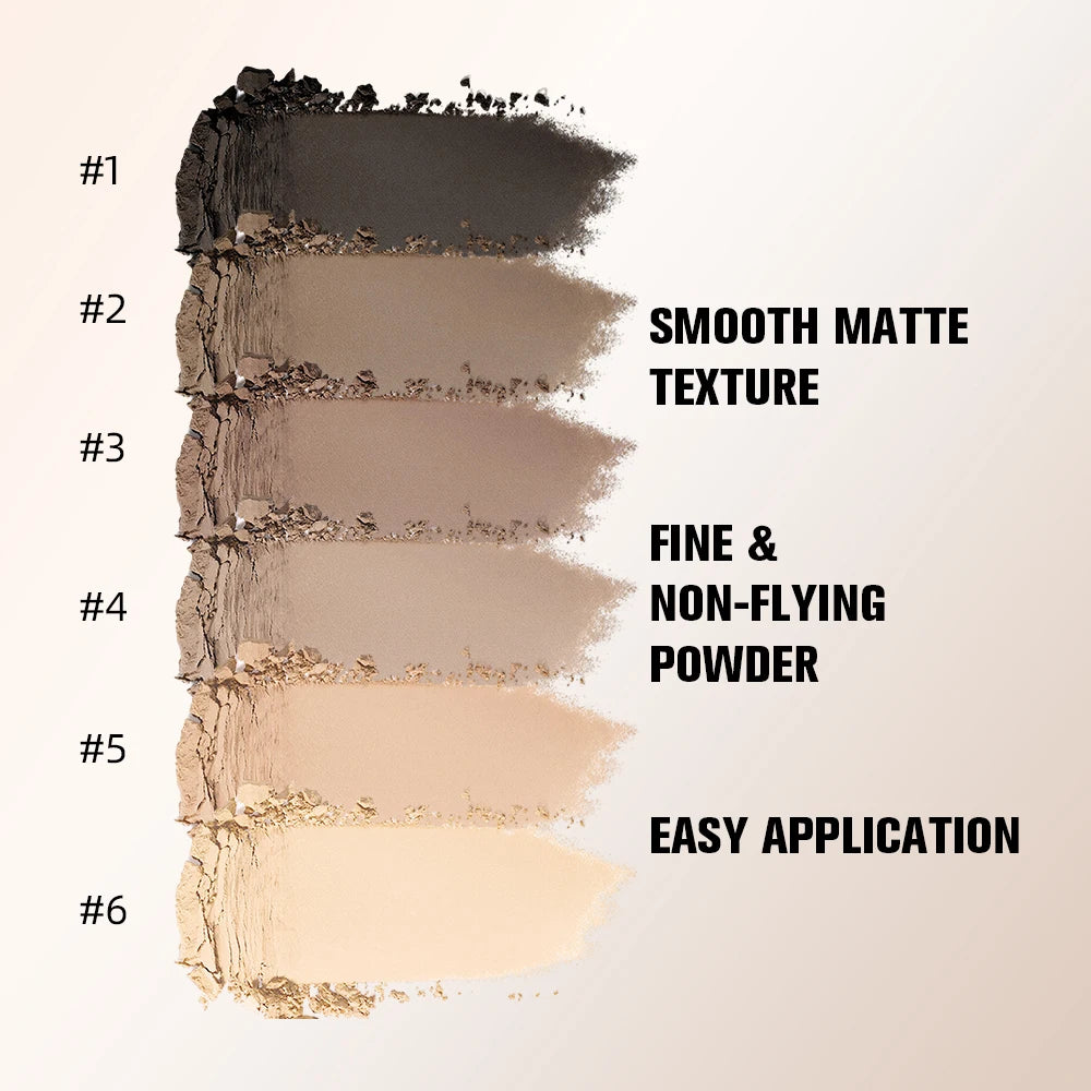 6-Color Nude Eyeshadow Palette with Makeup Brushes - 4