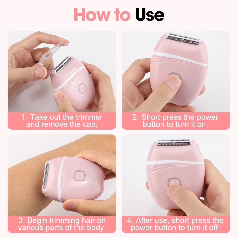 3-in-1 Portable Electric Shaver for Women