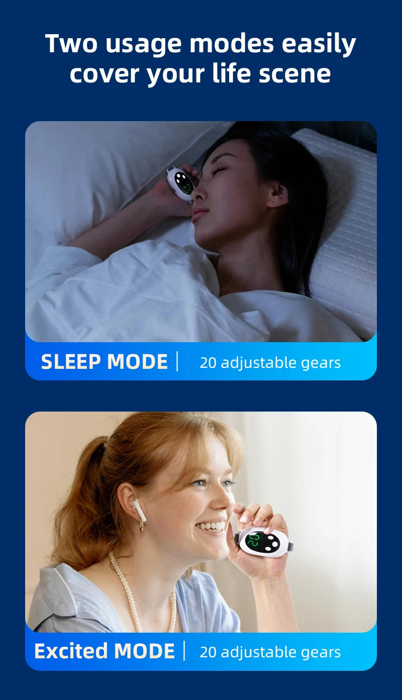 Microcurrent Handheld Sleep Aid and Stress Relief Device