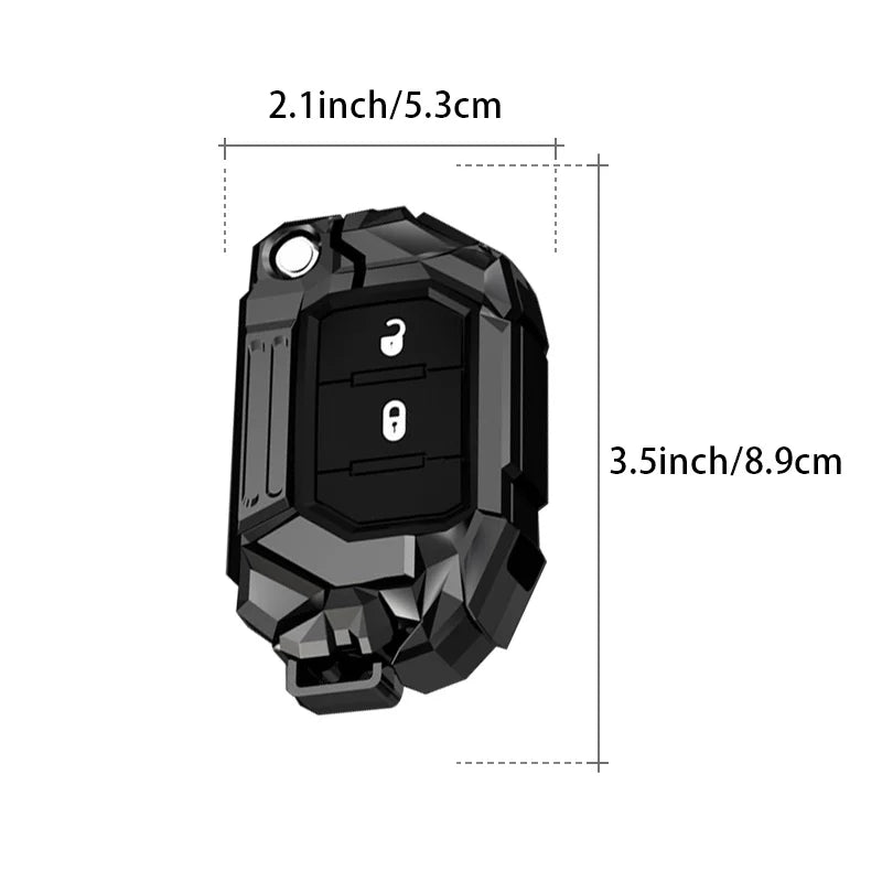 Protective Metal Key Fob Cover for Jeep and Dodge
